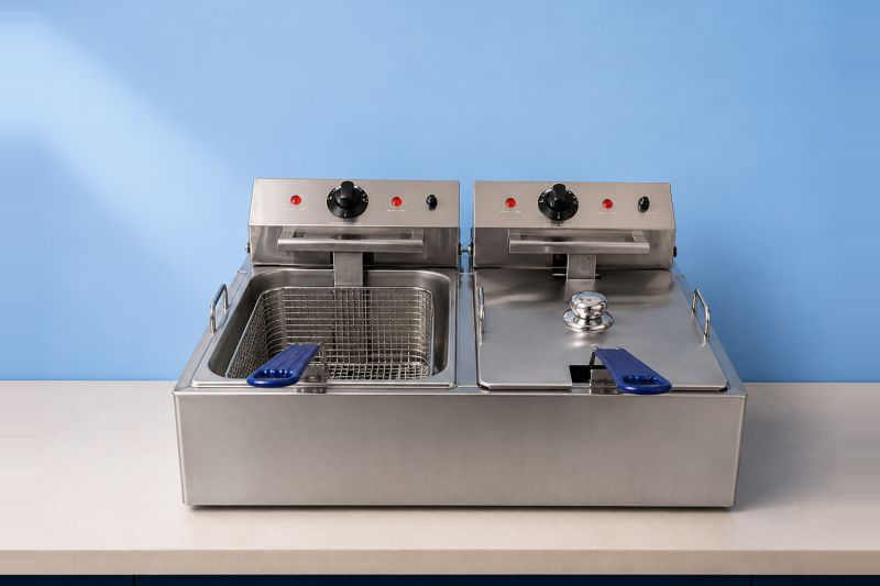 Electric Deep Fryer (Double Bowl)